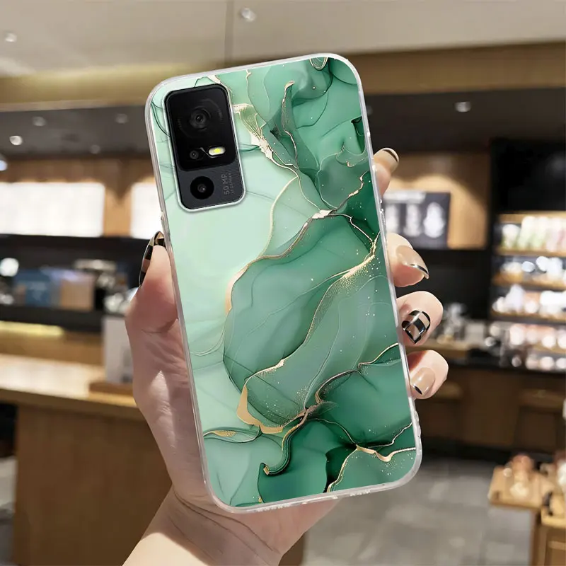 Luxury Transparent Silicone Shockproof Phone Case