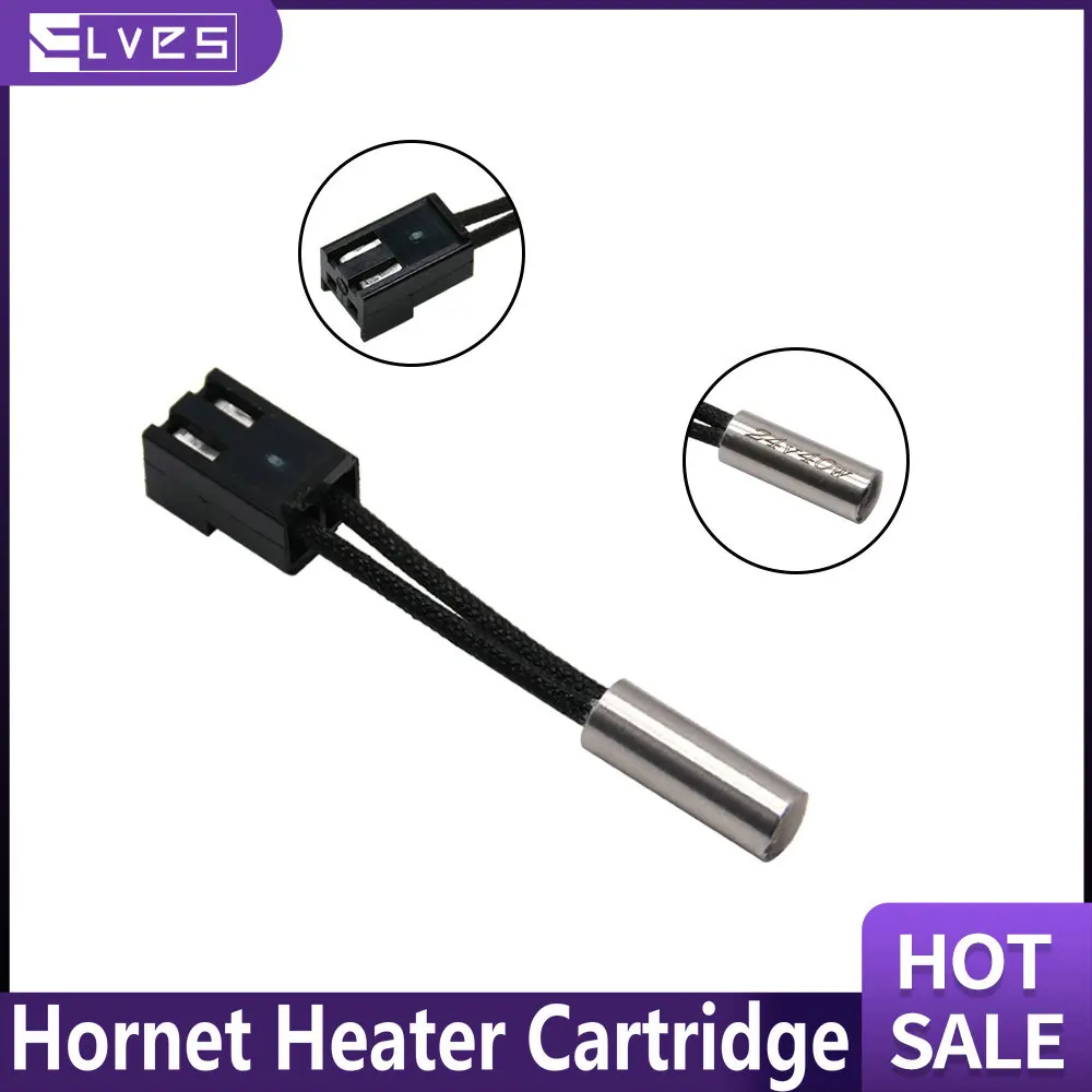 ELVES 1/2/3Pcs Artillery 3D Printer Heater for Hornet 24V 40W Cartridge Heater Pipe Heating rod Element High Quality 1 3pcs green high power 3d printers cartridge heater 24v 65w φ6mm×15mm heating tube rod for v0 1 1 8 2 4 series 3d printers part