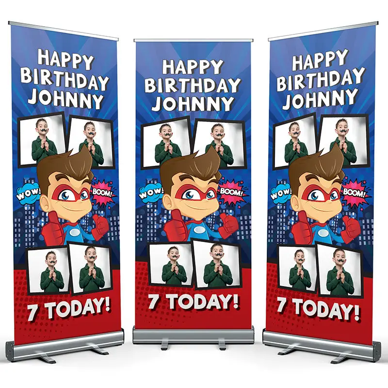 Roll Up Display Custom Roll Up Banner Printing Vertical Display Stand Pull Up Banner Display For Promotion