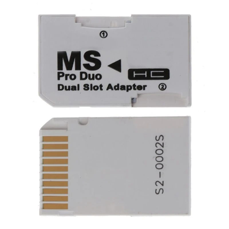 Memory Stick Pro Duo Leitor de Cartão Micro-SD TF Para MS Pro Adaptador de Cartão Único Dual Slots Para Sony PSP Gamepad Para Cartão PSP