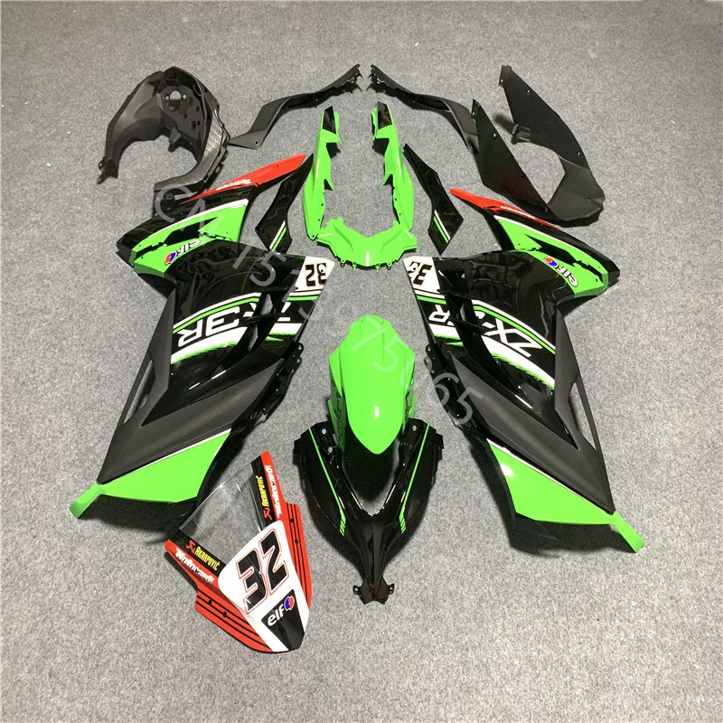 

Черные, зеленые, красные Запчасти для мотоциклов Kawasaki Ninja 400 2018-2019-2020 -2021 Ninja 400 18 21 ABS литьевая обтекатель