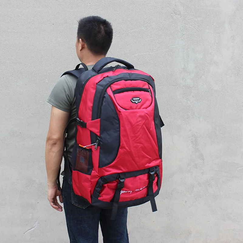70L 85L Outdoor Hiking Backpack Waterproof Large Capacity Climbing Sports Bag Trekking Camping Mountaineering Travel Luggage Bag 6
