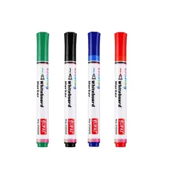 Vibrant Low Odor Erasable Marker Set (Mix-4 Pcs)