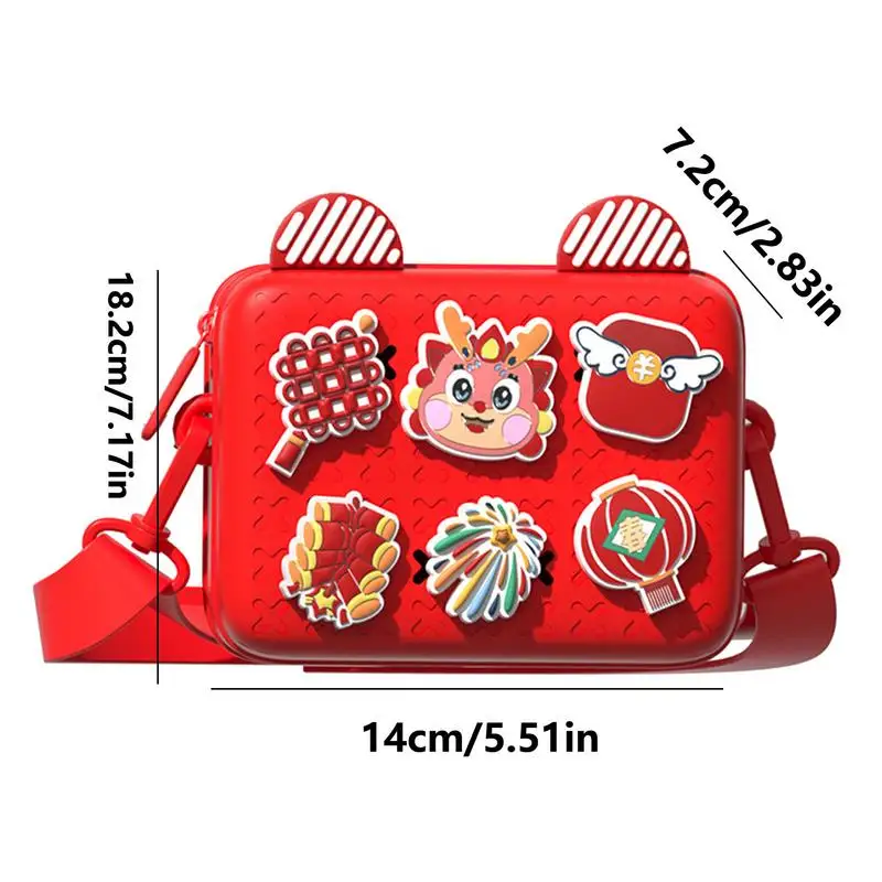 Dragon Crossbody Bag Year Of The Dragon Novelty Wallet Small Shoulder Purse Year Of The Dragon Purse Bag Crossbody Bag For 6