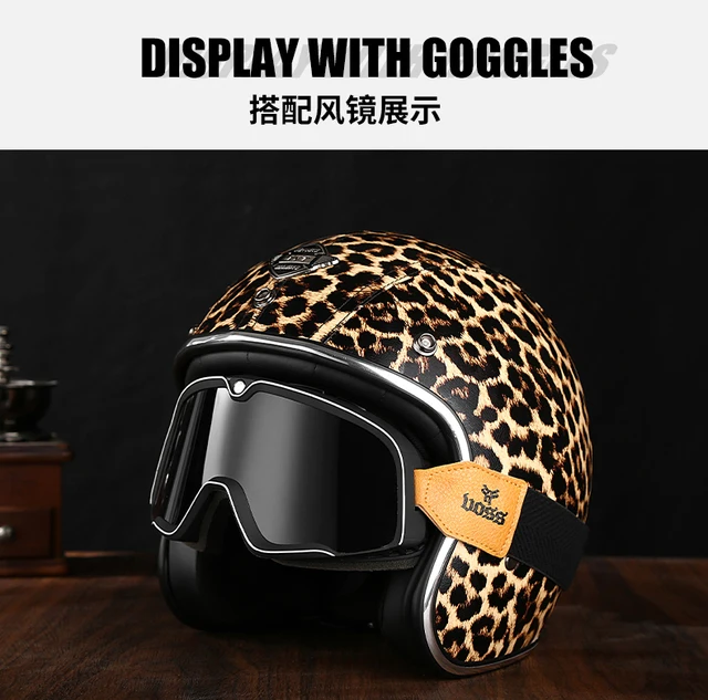 Helmet Casco Leopardo Moto Buy Studds Drifter D2 Leopard Decor