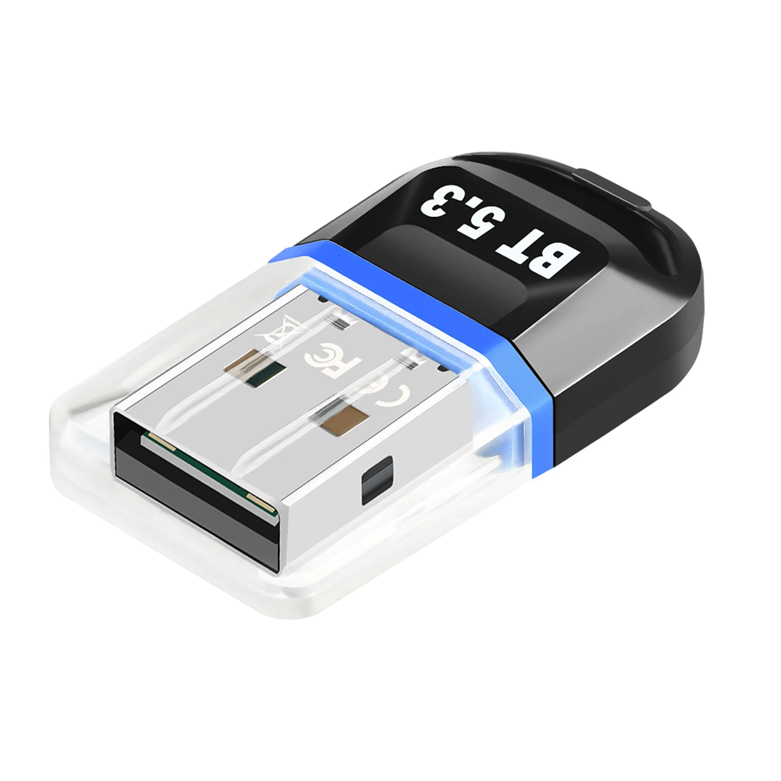 

USB Bluetooth-адаптер совместимый с колонками, гарнитурой, беспроводной ключ, компьютером, телефоном, ПК, ноутбуком, клавиатурой, подходит для Windows 8,1/10/11