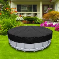 Couverture de piscine ronde pliable et étanche, 1 pièce, étanche, anti-poussière, résistante aux insectes, pour protection contre la poussière de piscine creusée 3