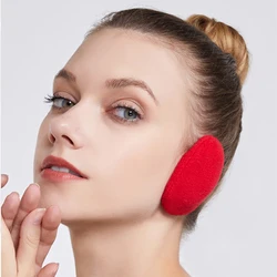 1 Pair Unisex Bandless Fleece Ear Muffs Windproof Winter Warm Ourdoor Cold Weather Earmuffs For Women Man Ear Covers