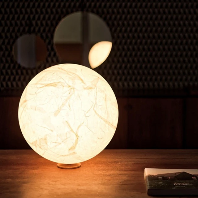 Living room moon table lamp, children's room bedside table lamp, floor lamp, modern indoor atmosphere lamp