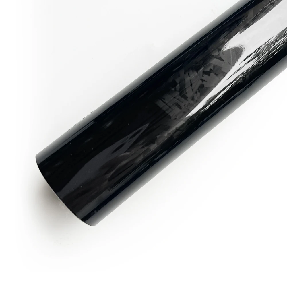 Forged Carbon Fiber Vinyl Wrap - Cosmic Checkered Design for Vehicle & Motorcycle Decoration