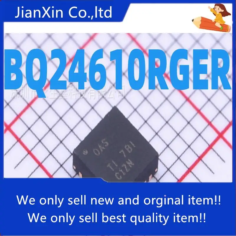 

10pcs 100% orginal new BQ24610RGER silk screen OAS battery management patch VQFN24