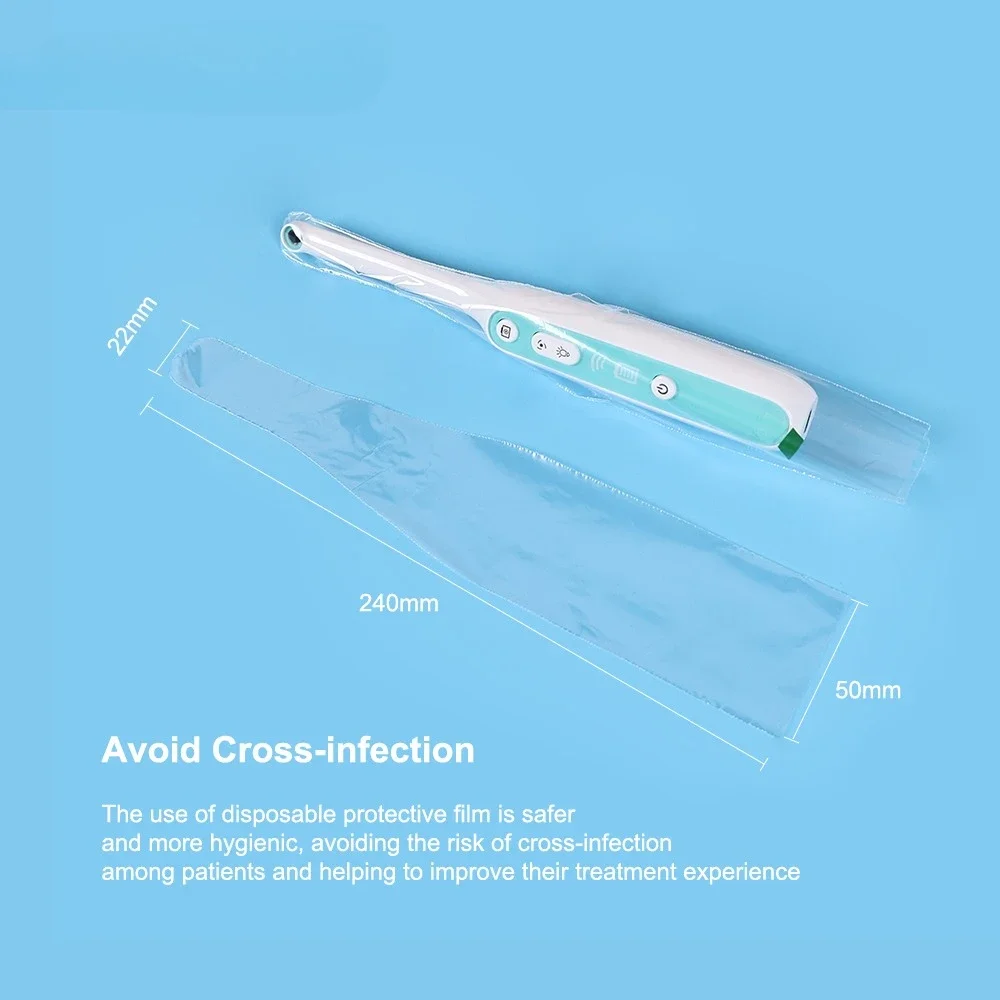 500 Unids/caja Cubierta Protectora De Mango Dental Funda De Cámara Intraoral Dechable Cubierta De Guía De Luz De Curado Fundas De Sensor De Rayos X - AliExprs