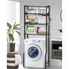 Bathroom Organizer Over The Toilet Storage, 4-Tier Metal Bathroom Over Toilet Storage Shelf Above Toilet Storage Rack 6