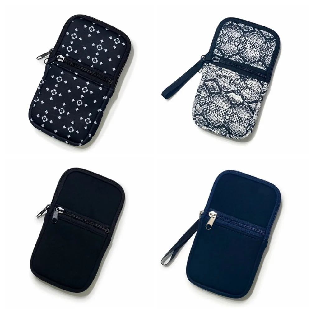 Neoprene Zipper Phone Bag with Handle - Protective & Dustproof Pouch for Portable Power Source