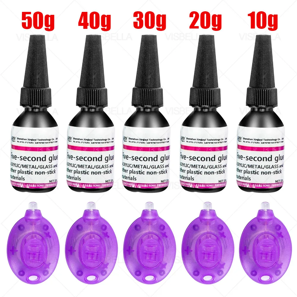 Uv Light Glue Super Glue 5 Seconds Fix Adhesives Sealer Glass Metal Plastic Model Data Lines
