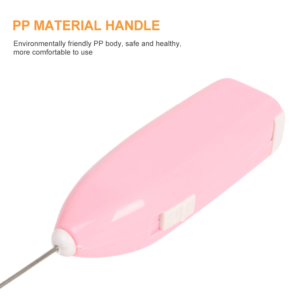 Description Picture 5 of itemElectric Milk Frother Battery Powered Handheld Egg Beater Milk Foamer Wireless Whisk Blender Egg Whisk Tool Cooking Accessories
