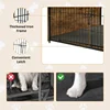 S58753933ca5943e4982853656ee84fa1R.jpg 39 Inch Wooden Dog Kennel Furniture Extra Large Pet Crate End Table Dual Door Brown Heavy Duty Indoor Dog Cage With Cushion