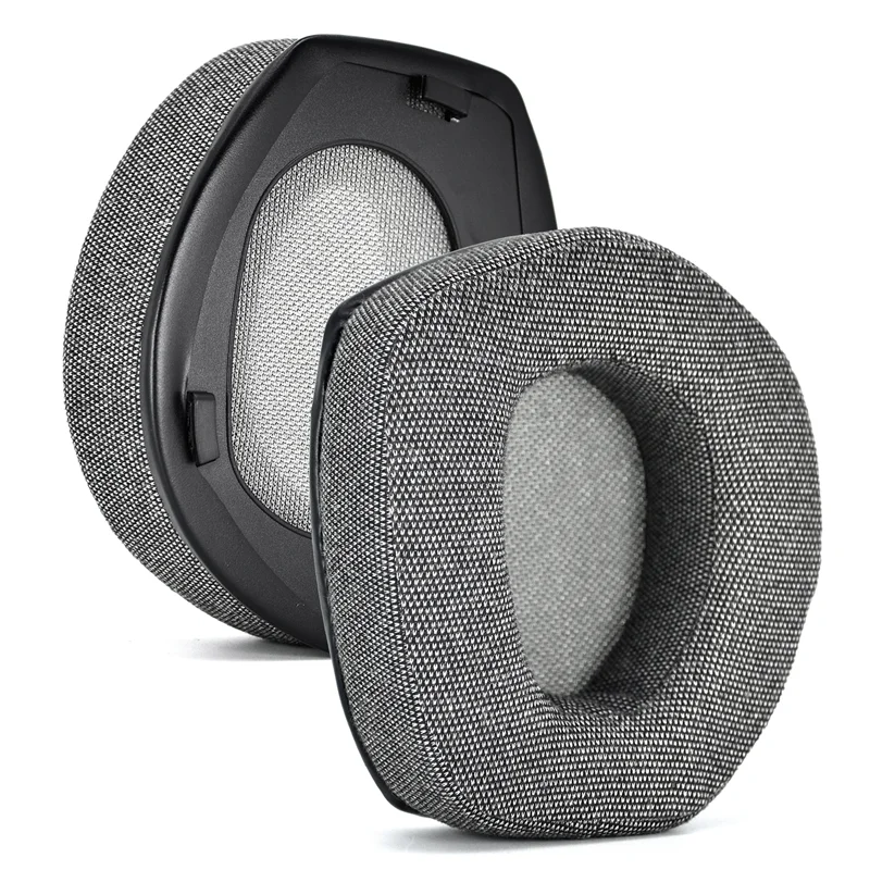 Almofadas de Ouvido para Sennheiser Hdr Rs165 Rs175 Rs185 Rs195 Almofadas de Ouvido de Couro Macio Espuma Memória Esponja Earmuffs com Fivela