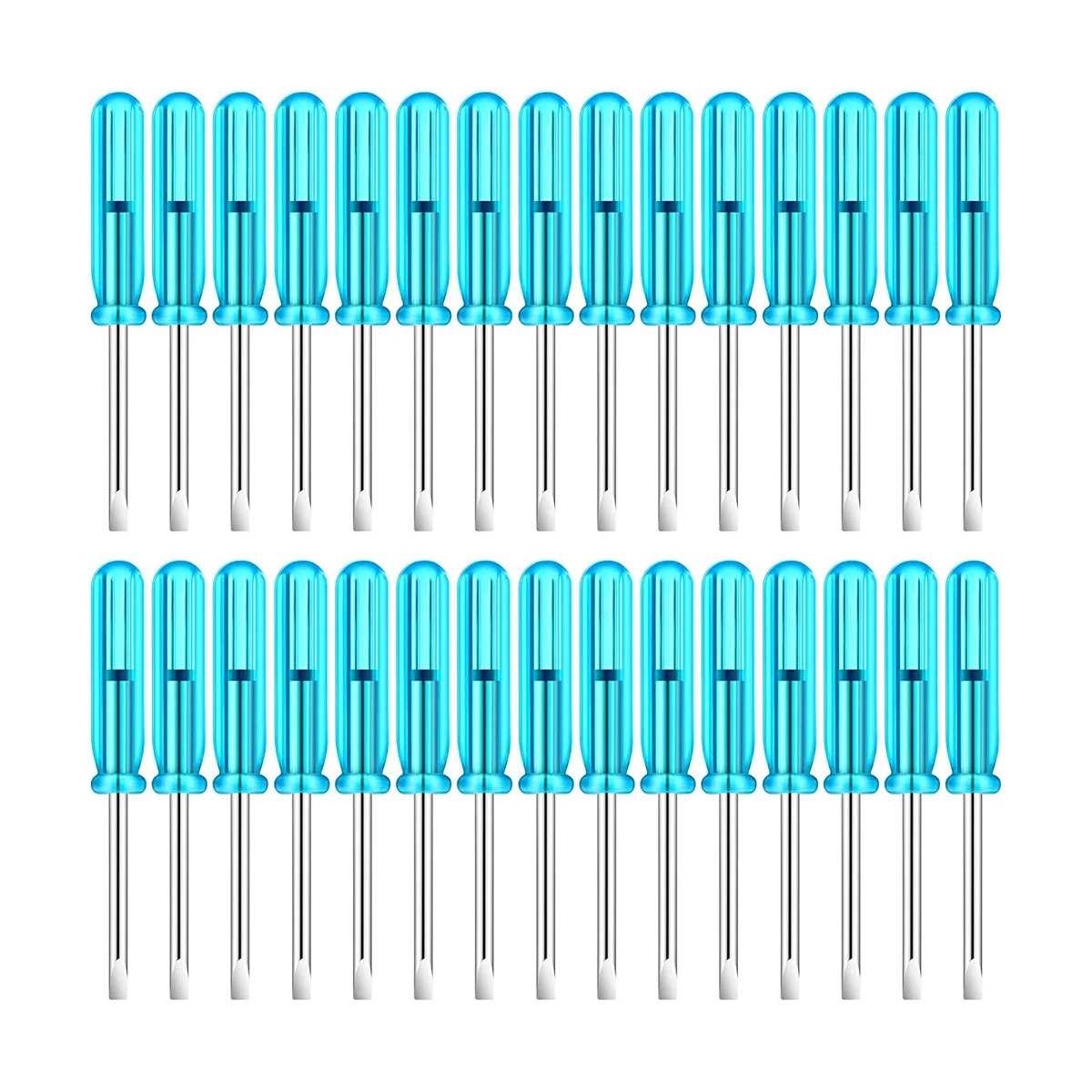 

100 шт., мини-Отвертка 2,0 мм с синей ручкой для часов, мобильных телефонов