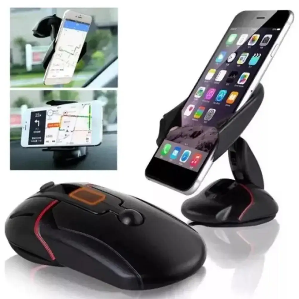 

Creative Mouse Shaped Phone Phone 360 Degree Rotating Bracket Mobile Adjustable GPS Dashboard Universal Navigation Phone O1J4