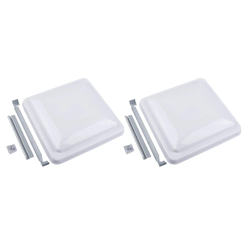 

2PCS 14Inch Universal RV Roof Vent Cover Universal Rust-Proof Vent Lid Cover Replacement For RV,Trailer,Camper,Motorhome