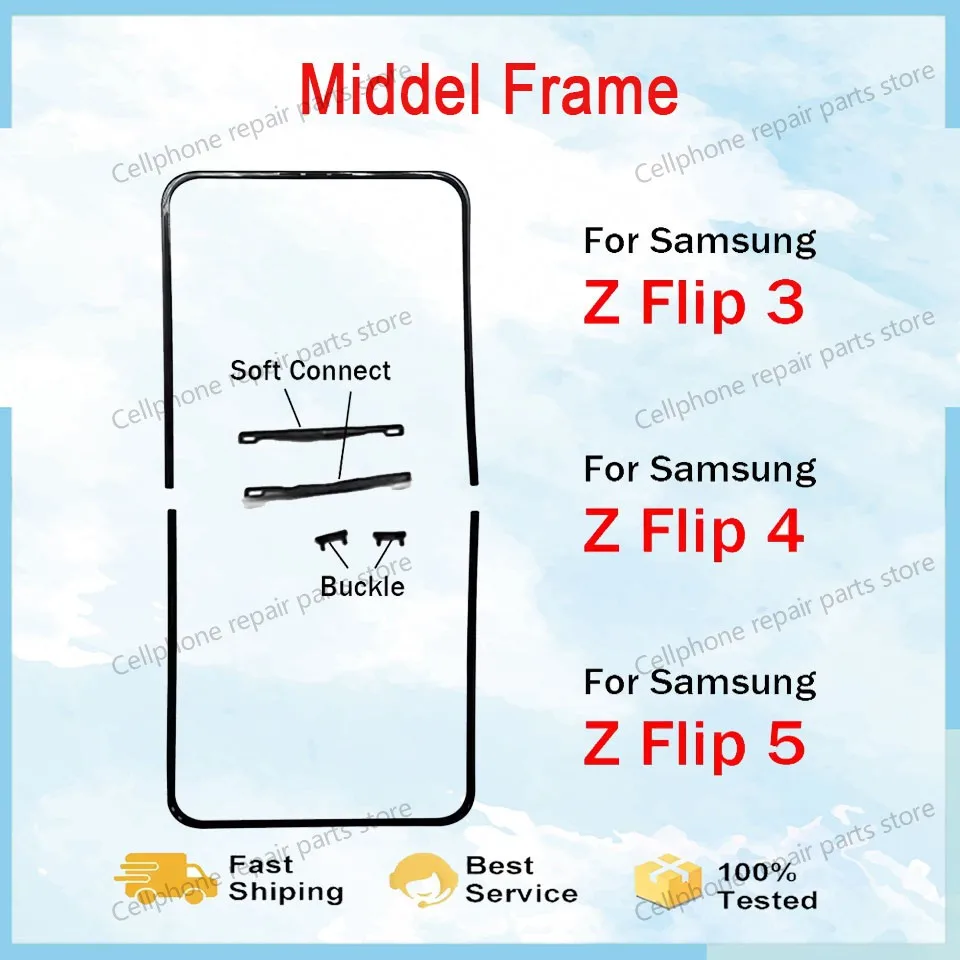 Front Screen Stand Middle Bezel Frame LCD Display Bracket Plastic Holder