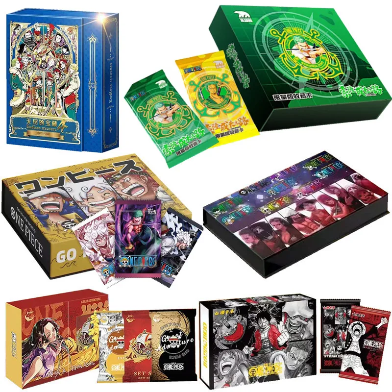 Cartas One Piece Cards Booster Box Card Box Collection Lettere Sanji One Piece Anime Paper Cards Anime Collection Cards