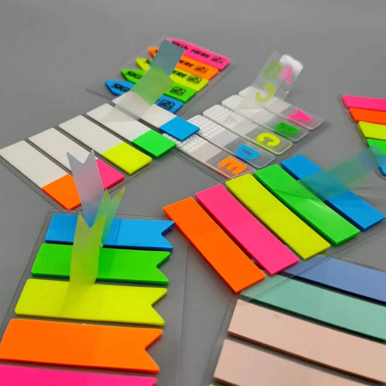 Fournitures scolaires de bureau autocollant papier bloc-notes transparent  marque-page marqueur mémo, Mode en ligne