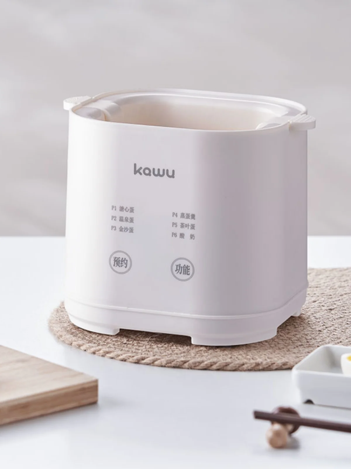 Egg cooker breakfast household dormitory small smart appointment timer multi-function fully automatic power-off egg steamer 5