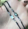 Bracelet chat mignon fait à la main pour Couples, 2 pièces, corde à main Unique et élégante pour femmes et hommes, tissé en perles, bijoux de poignet, cadeaux
