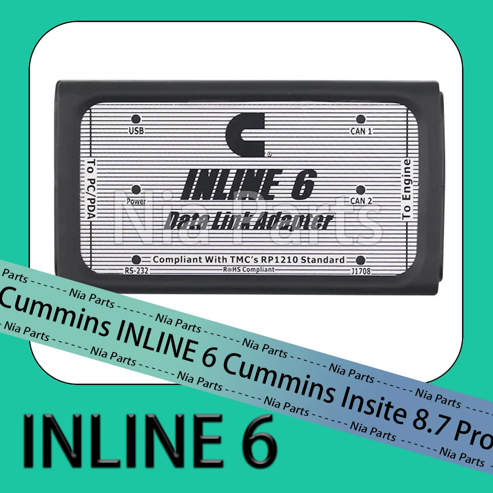 

Инлайн 6 для Cummins obd2 сканер Cu-mmins введte 8,7 Pro Диагностика автомобилей и грузовиков автотюнинг инструменты для проверки ремонтная коробка