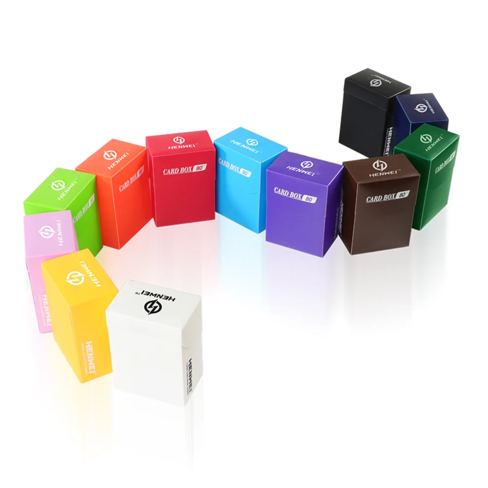 Materiale Pp Portable 80 + Card Deck Box Molti Colori Tcg Ocg Cards Case Per Magic/Ygo/Gathering Pp Storage