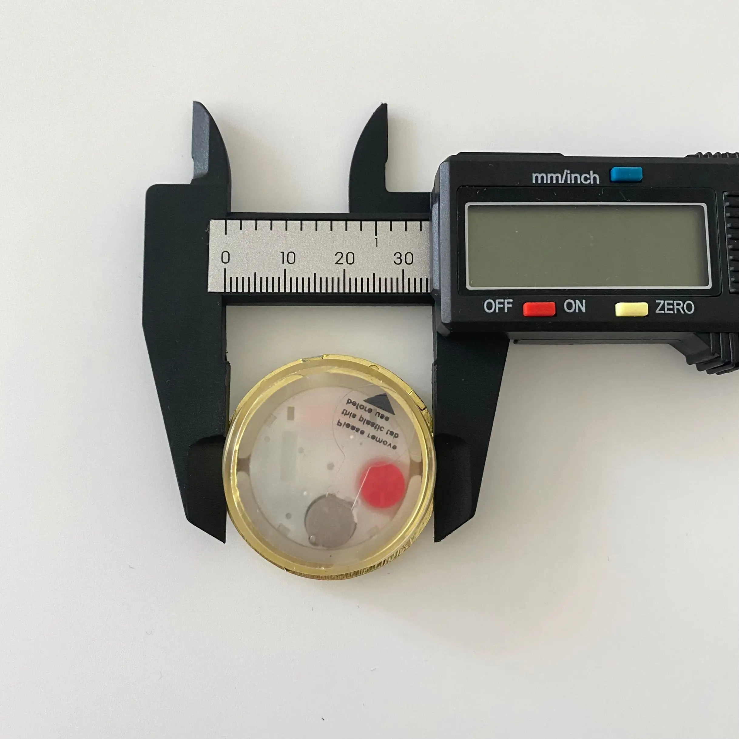 Insert Clock 38MM Round Roman Numerals Miniature Quartz Clock Movement Mechanism Insert for Built-in DIY clock replacement parts