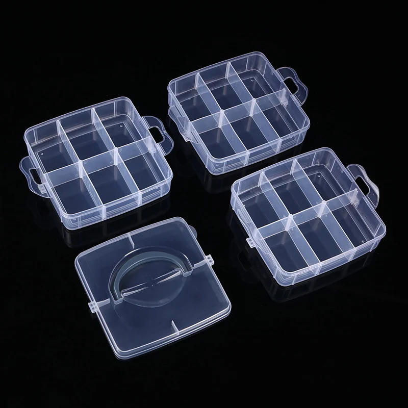 Three layers of 18 portable detachable storage box combination of storage box diy supplies