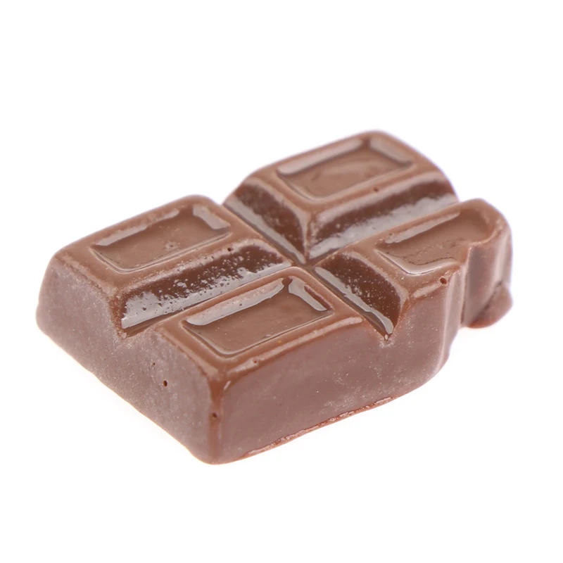 10Pcs/lot 1:12 Dollhouse Miniature Food Mini Chocolate Candy Snacks Modle Pretend Play Food  Doll House Kitchen Toy Accessories