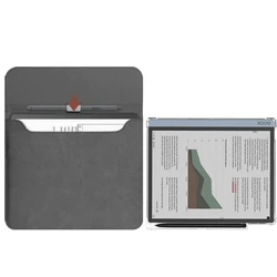 Versatile Clear Pencil Holder with Shockproof TPU Cover and Sleeve Pouch - Boox Tab Ultra C (TPU Case and Pouch)