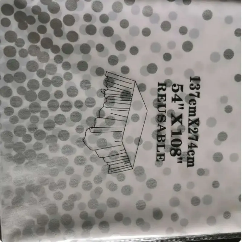 Disposable Tablecloth For Party Wedding Decor Happy Birthday Decoration 137*274cm party disposable tableware