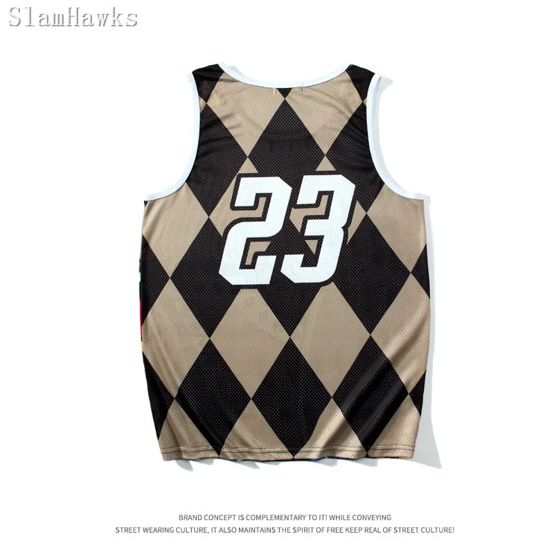 Hipjazer King Tiki 3D Print Battle Basketball Jersey CARTOON Summer Sport Beach Training Shirts Thermal Transfer Tanks