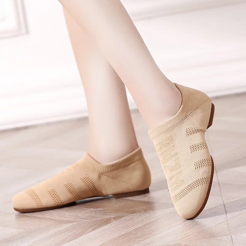 Sneakers Ballet Dance Shoes Women Soft Training Shoes Adult Teacher Cheerleading Shoes Outdoor Ballet Shoes Yoga Belly Dance