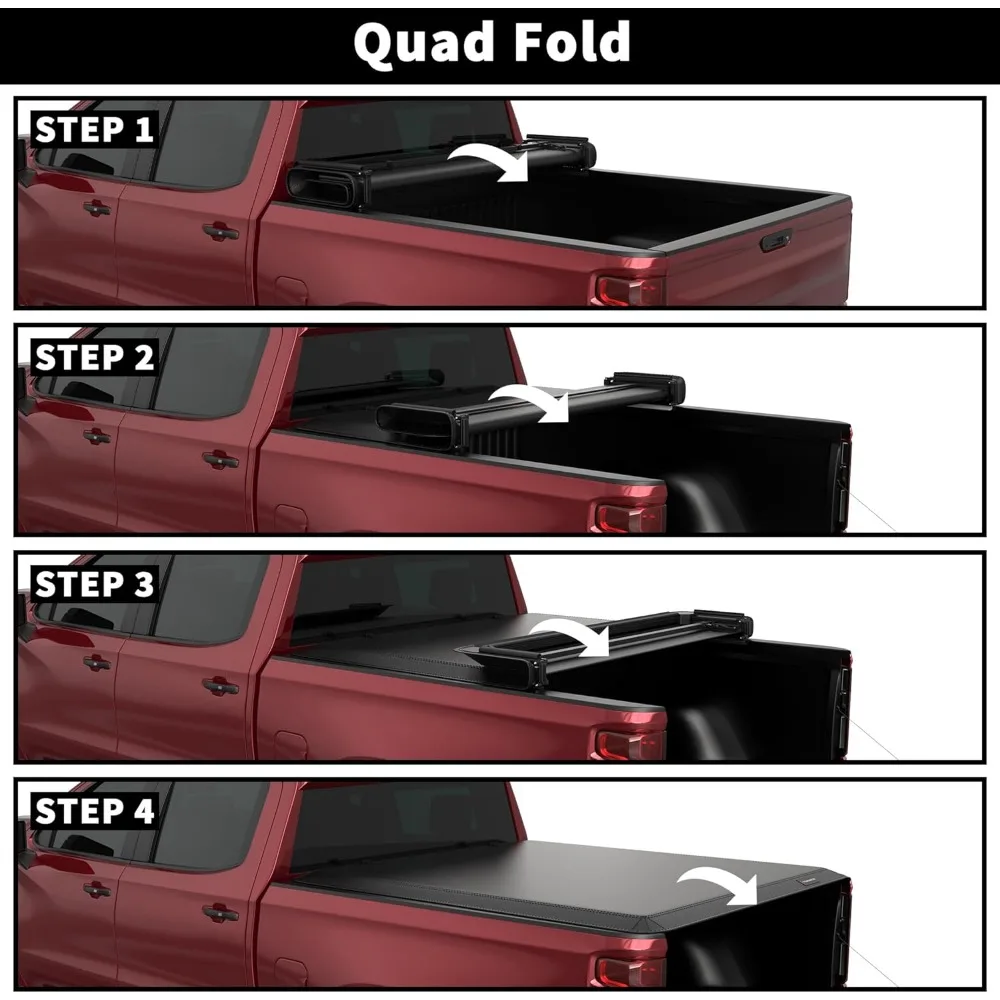 Soft Quad Truck Bed Tonneau Cover 3