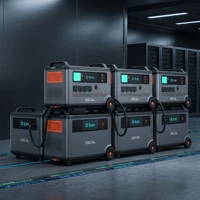 Batterie LiFePO4 3600Wh extensible 57,6 kWh – système de stockage d'énergie modulaire compatible PowerMax6000, alimentation solaire domestique et secours haute capacité 7