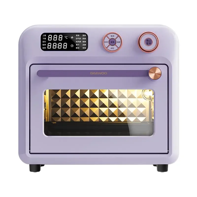 Daewoo Visible Air Fryer New Home Multifunctional 18L Capacity Intelligent Oil Free Fryer Oven and Roaster All In One Freidora