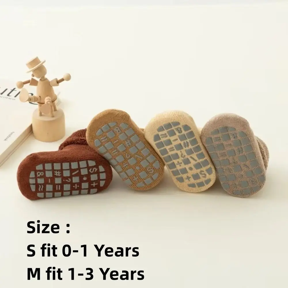 Fashion 0-3Year Kids Woolen Socks Winter Thick Warm Looped Snow Floor Socks Newborn Footwear Velvet Lining Toddler Baby Socks