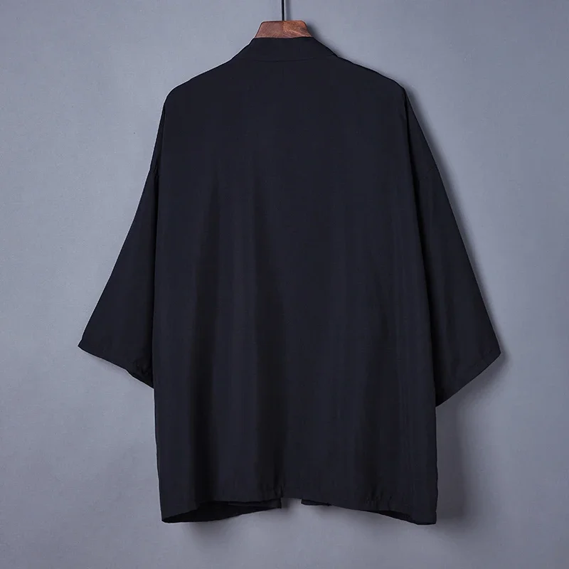 Japanese Style Waves Man Samurai Kimono Streetwear Men Women Cardigan Japan Harajuku Yukata Anime Robe Anime Clothes