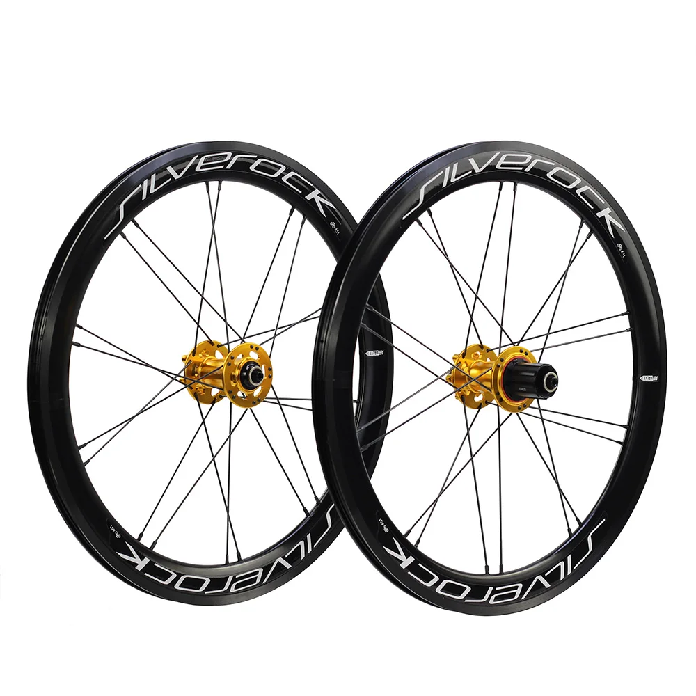 SILVEROCK SR40 合金自転車ディスクブレーキホイール、20 インチ 406