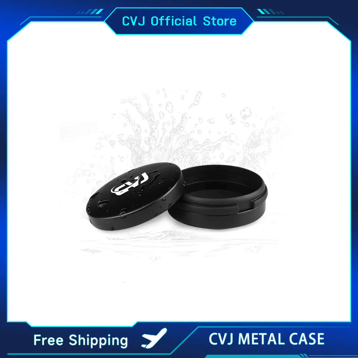 Durable Aluminum Earphone Storage Case - Pressure Resistant & Waterproof Design