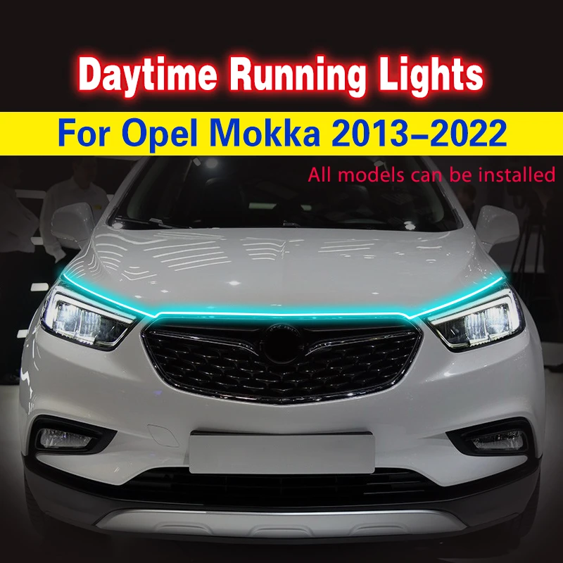 1Pcs DRL For Opel Mokka 20132022 Daytime Running Lights Fog head Lamp