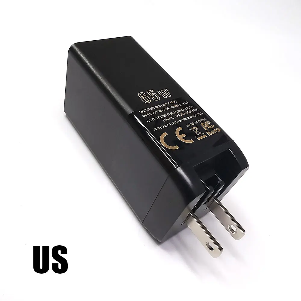FMchip Pine64 TS101 65W PD 충전기 타입-C 납땜 인두용 전원 공급 장치(케이블 교체 어댑터 포함)
