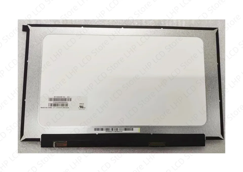 Display LCD 15.6" WXGA 1366x768 Per HP - Compatibile Con Molti Modelli, 30 Pin, Sostituzione Schermo Laptop