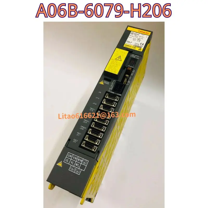

The function test of the second-hand servo drive A06B-6079-H206 is intact